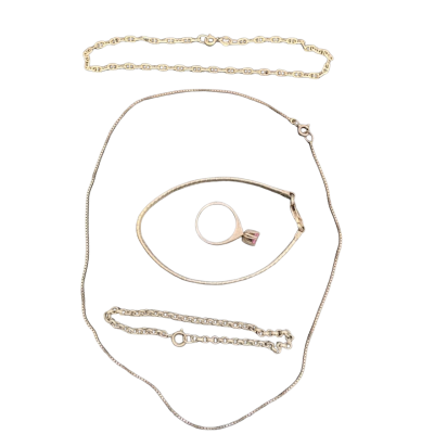  Womens Bracelets / Necklace / Ring Silver 925