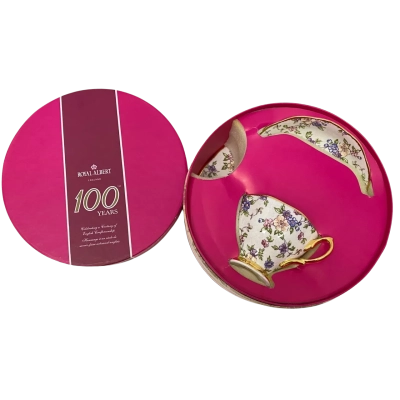 Royal Albert 100 Years 1940 3-Piece Tea Set