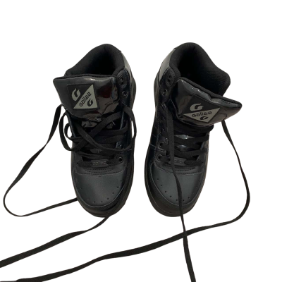 Womens Gallaz Size 7us/37.5 EUR Black High top Sneakers 