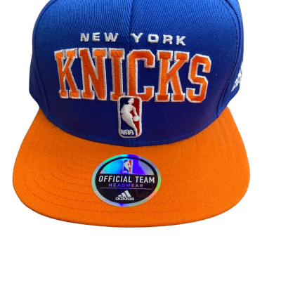 Adidas Mens New York Knicks NBA  Size One Size Cap Blue / Orange 