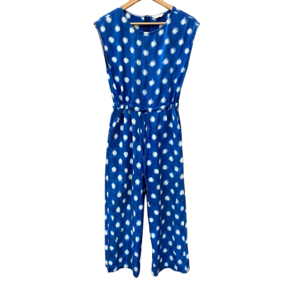 Gorman Blue/White Spot Patterned Jumpsuit Size 8