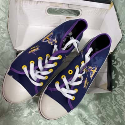  Unisex  Size 5 Navy Blue / Purple 