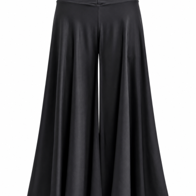 Exoticathletica Black Silky Palazzo Culottes – Size M – Tags Attached