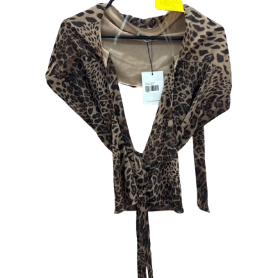 Princess Polly Womens  Size 22 Leopard Eleganza Curve Top 