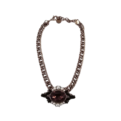 Mimco Womens Large Beaded Necklace 