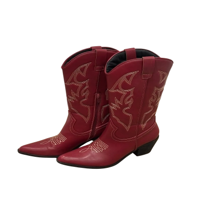 Therapy Womens  Size 7 Boots Red 