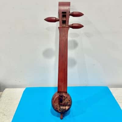 Sanxian Chinese 3 String Lute Musical Instrument 