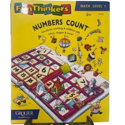 Fun thinkers by Grolier levels 1 to 3 English maths thinking and fun puzzles for kids