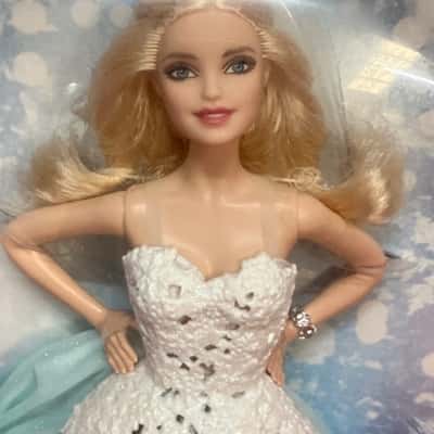 2016 Holiday Barbie Doll Aqua -The Peace Hope Love Collection