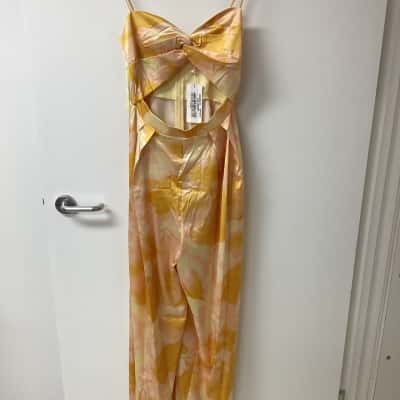  Womens Jumpsuit Yellow by Billy J