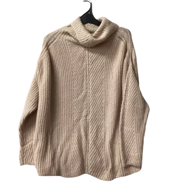 Piper Womens  Size S Roll Neck Jumper Beige wool blend I