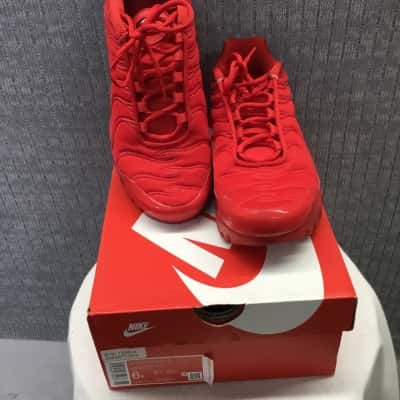 Nike “Air Max Plus GS TN’s” Womens  Size 6 Red 