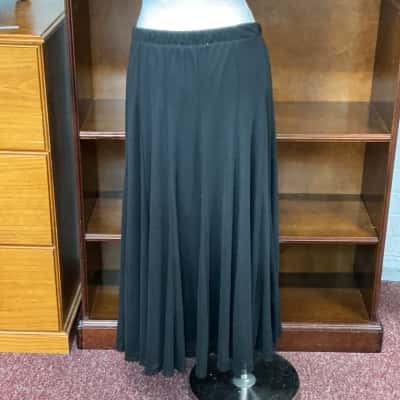 Liz Jordan Womens  Size L A-Line Skirt Black  