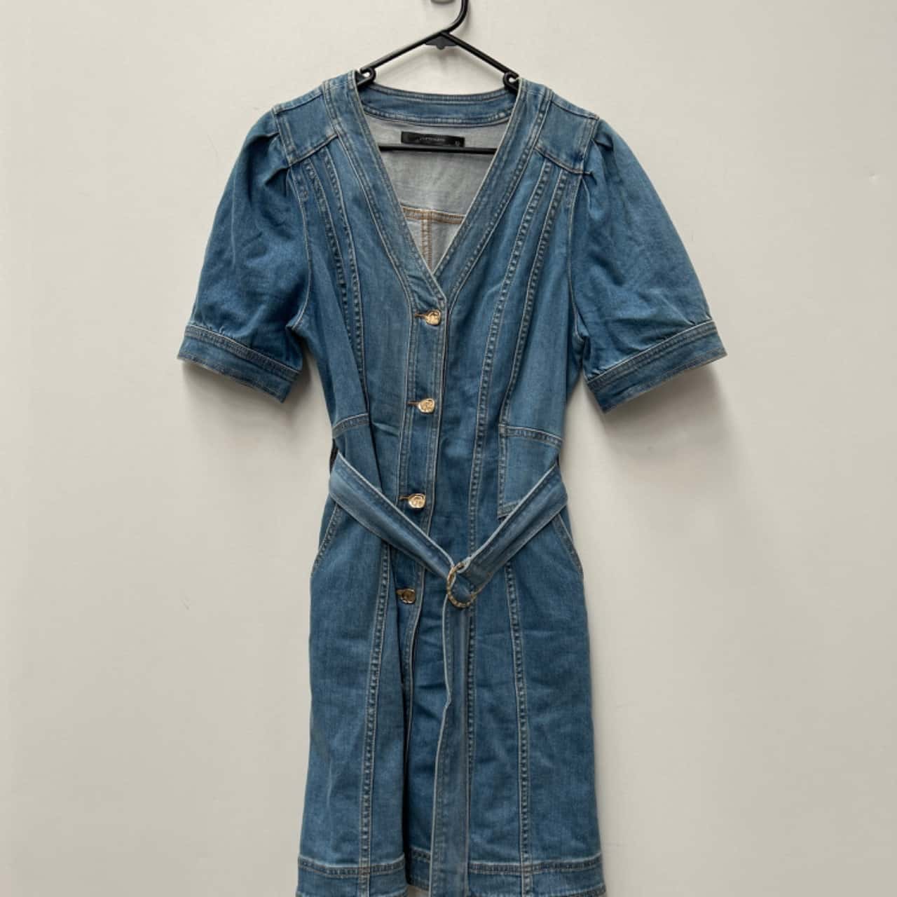 Portmans Sydney Denim Dress - Size 12 (s)