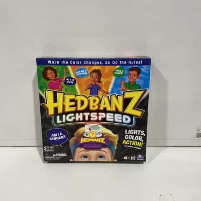 Hedbanz light speed board game 