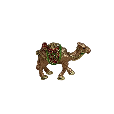 Vintage Camel Miniature Trinket Box 
