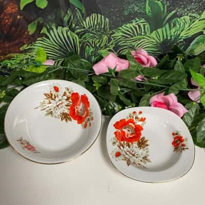 Made in England vintage Meakin set of 2 dishes