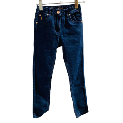 Thomas Cook Kids  Size 8 Jeans Navy Blue Rodeo Style Embroidered