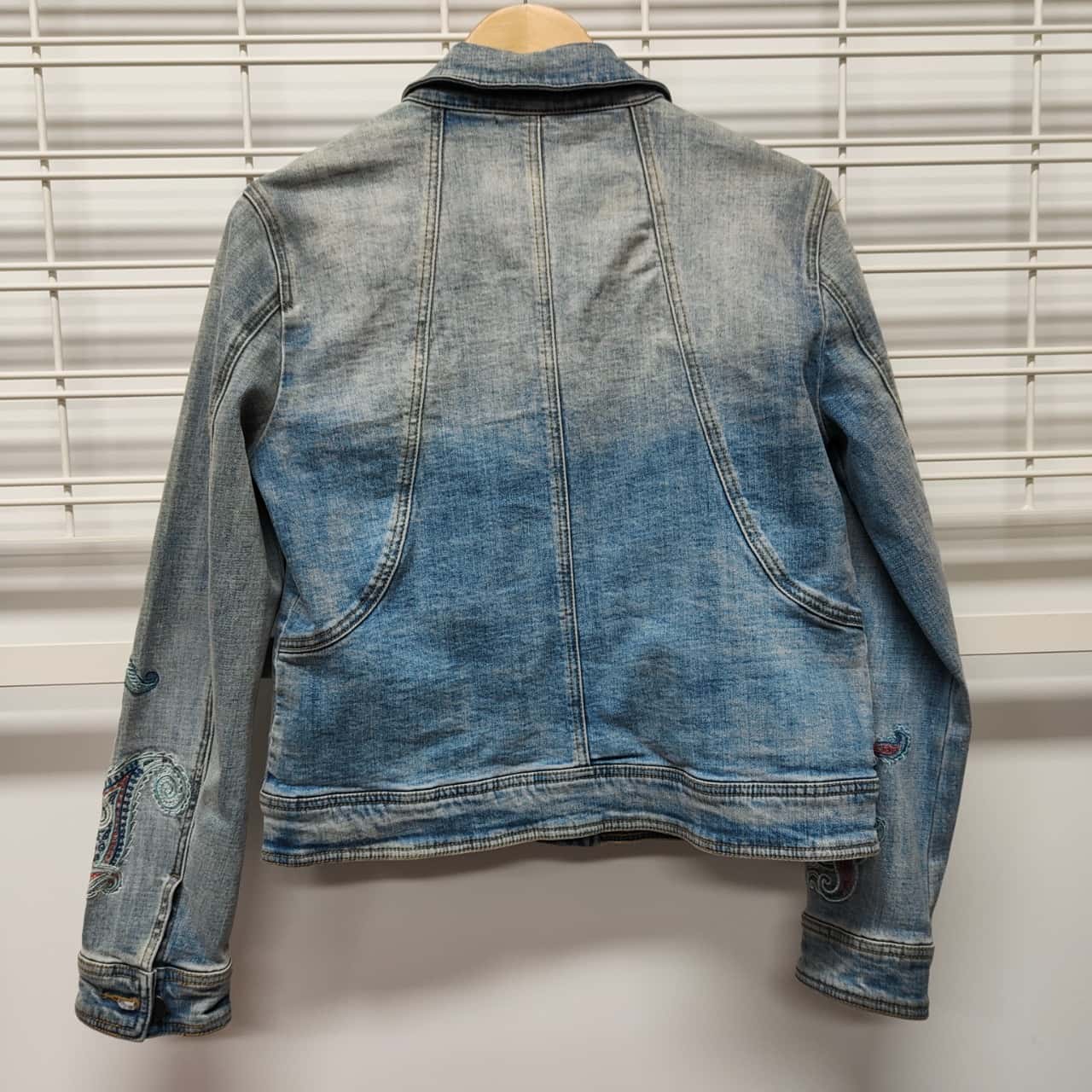 Desigual Paisley Denim Jacket.(s)