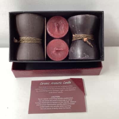 Ceramic Aromatic Candle set