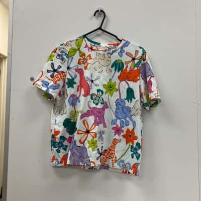 Gorman Women’s So Fetch Print Classic Tee Size 10 