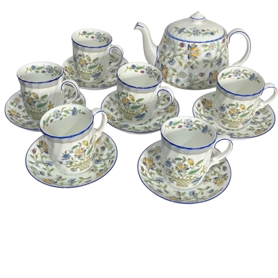 Vintage Minton -Haddon Hall TRELLIS BLUE