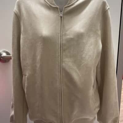 Zara Mens  Size 38 Beige Faux Suede