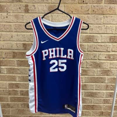 Nike Mens Philadelphia 76ers ben Simmons #25 jersey Size S 