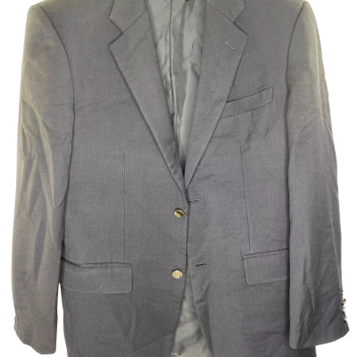 Studio Italia Mens  Size XL Suit Jacket Black  
