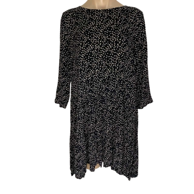 Mister Zimi Womens Size 14 Black/white polka dot dress