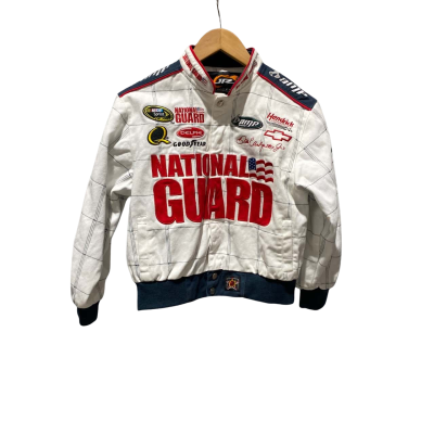 Original Dale Earnhart JR.Nascar Jacket Kids  Size 7 White 