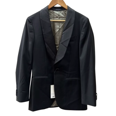 BNWT Suit Supply Mens Size 32 Black Wool Suit Jacket  