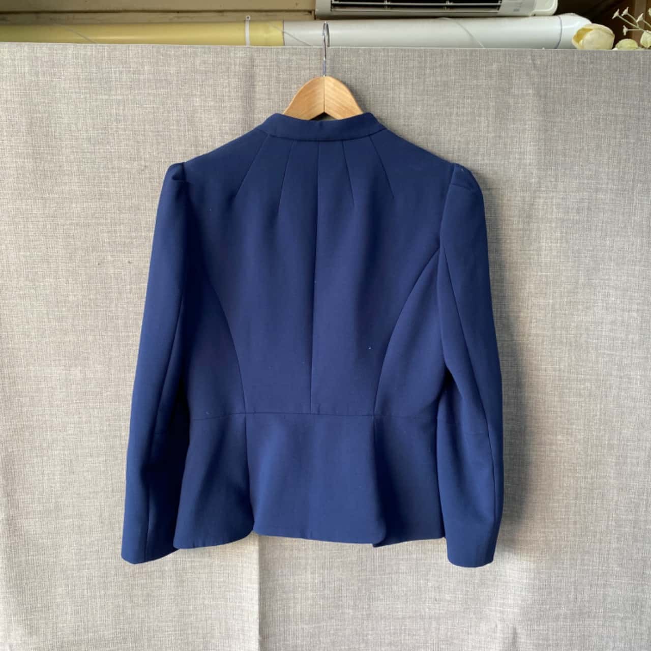 Max Co Womens 8 Navy Blue Dress size 8 And Jacket size 10 Set s max-co-womens-8-navy-blue-dress-size-8-and-jacket-size-10-set-s