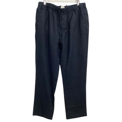 Academy Brand Mens  Size 38 Navy Blue Drawstring Pants  