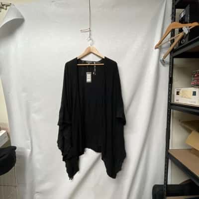 Autograph Womens  Size XL Kimono Black  