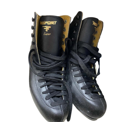 Risport Black Laser Boots Ice Skates - 24cm 