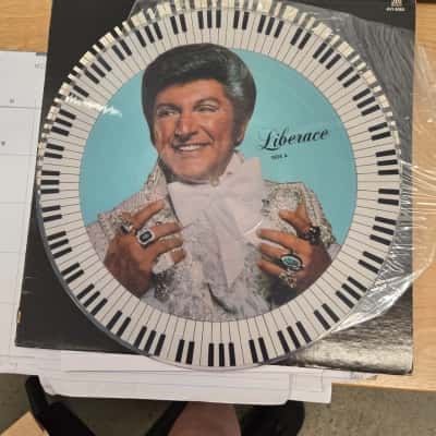 Liberace vinatge "Rare" Picture Disc LP Vinyl Record