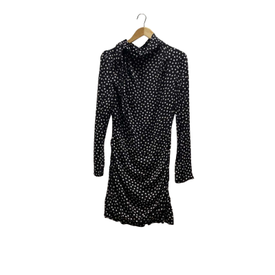 Minkpink Womens  Size S Black Polka Dot Dress