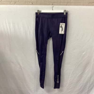 Skins Womens  Size M Track Pants Navy Blue 