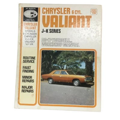 Vintage Chrysler Valiant Hard Cover Manual