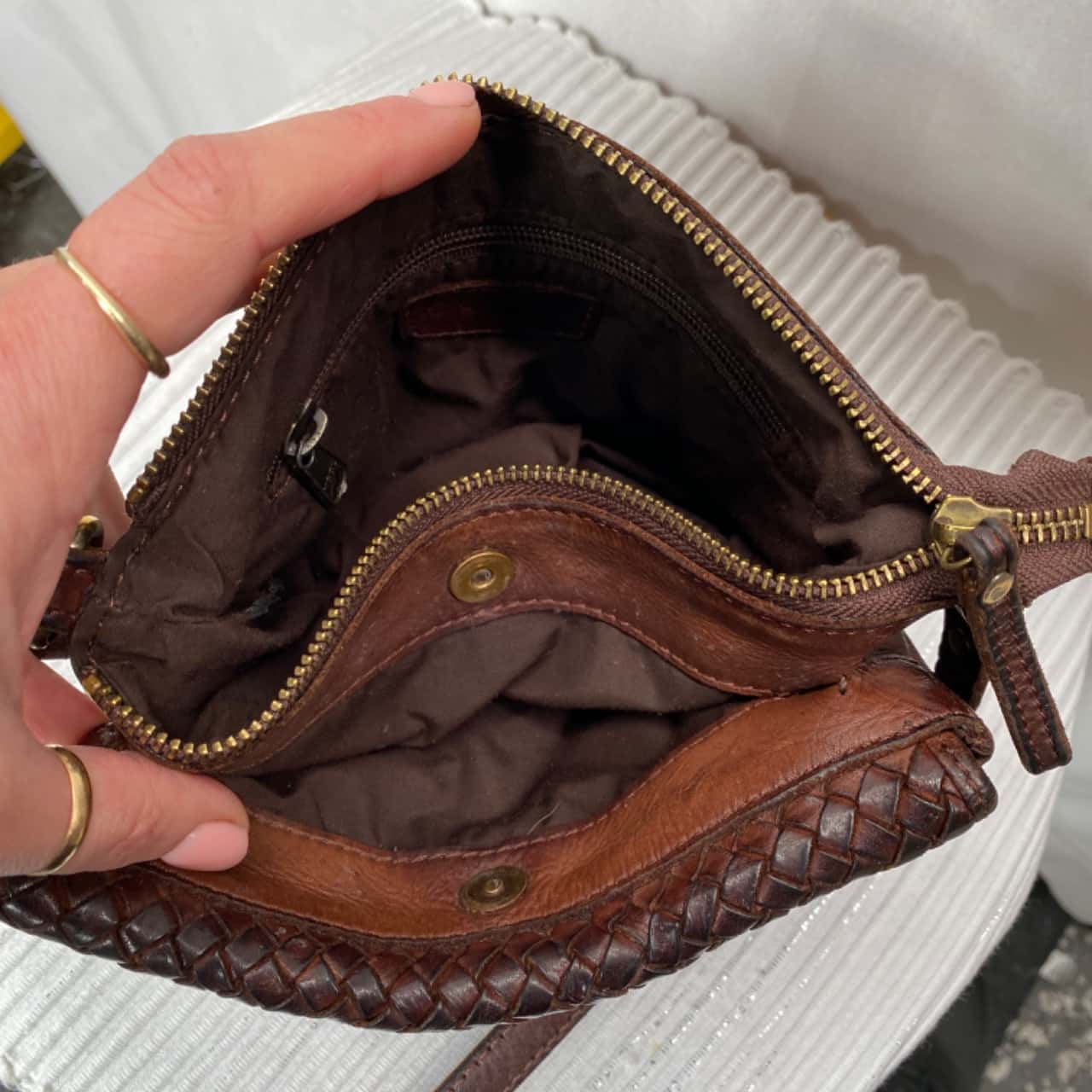 European And American Retro Casual Solid Color Women's Cross-body Bag