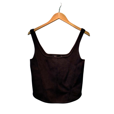 Portmans Womens  Size M Cropped Top / Singlet Top Black  