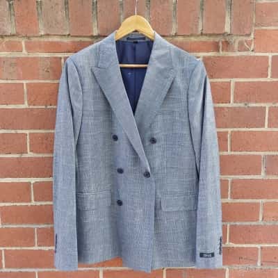 GIANNI FERAUD Mens Size XL Blazer : Grey 