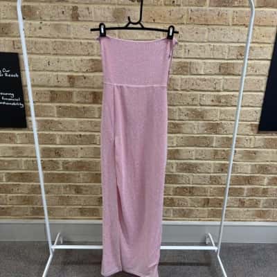 BabyBoo fashion Womens Miley pink maxi dress Size L 
