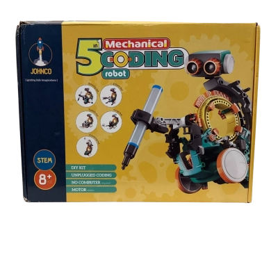 Johnco 5in1 Mechanical Coding Robot