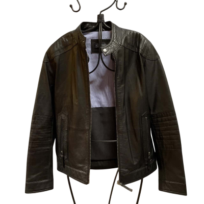 Armani Jeans Mens  Size M Biker Black  