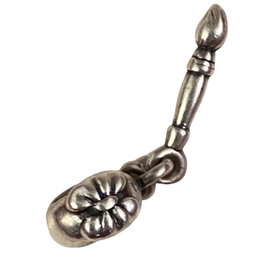 S925 ALE Paint brush Bob bracelet charm