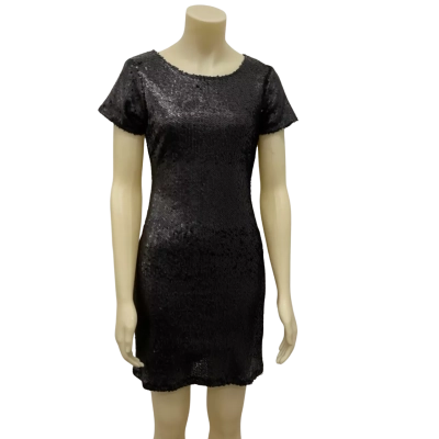 Caroline Morgan Womens  Size 8 Cocktail Dress Black  