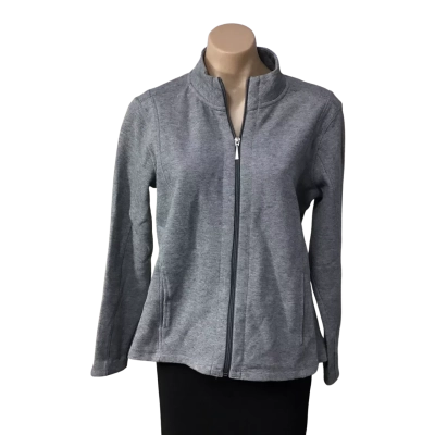 Regatta Petites Womens Size 14 Grey Pattern Zip Front Jacket