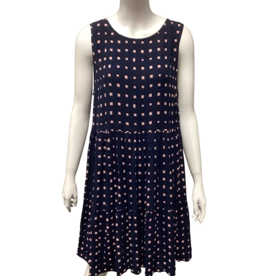 Mister Zimi Womens  Size 16 Casual Dress Navy Blue 